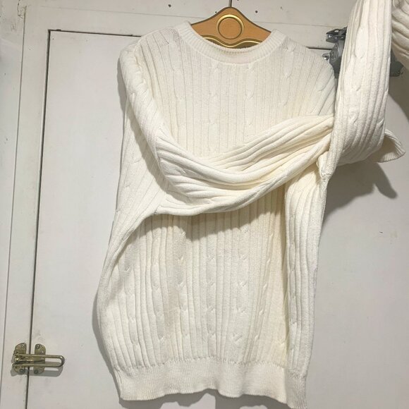 VINTAGE CAPE ISLE KNITTERS COTTON PATTERN SWEATERS SIZE XL - Picture 14 of 15